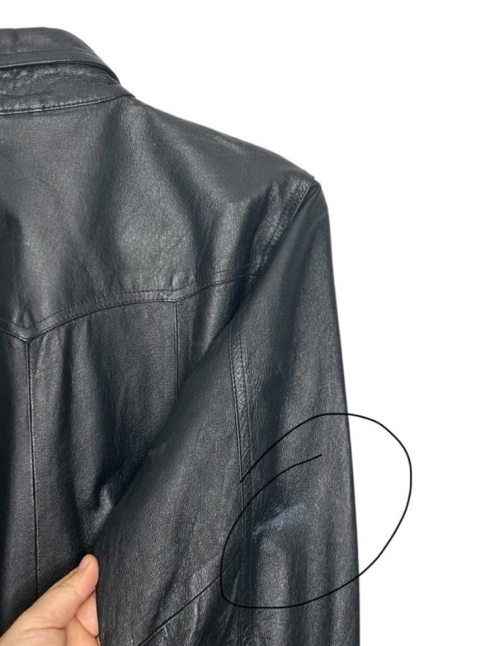 Harley Davidson Vintage Classic Leather Motorcycle Snap Jacket Women’s Medium - Picture 16 of 16